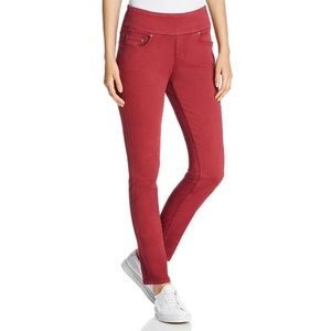 {JAG Jeans} Red High Rise Slim Fit Ankle Jeans